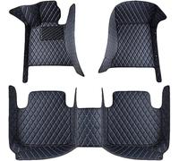 Floor mats, for Audi A3 Hatchback 2013 2014 2015 2016 2017 2018Audi A5 COUPE B8 2007-2016, Car Floor Mats Anti Slip Mat Full Coverage Front Rear Carpet Waterproof Auto Liner(D-black+blue)