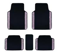 Floor Mats For Cars For Bling Anti Slip Car Floor Mats For Car SUV Truck Crown Car Floor Cushion Crystal Universal Car Mats Car(Pink Rhinestone)
