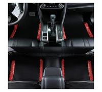 Floor Mats For Cars For Bling Anti Slip Car Floor Mats For Car SUV Truck Crown Car Floor Cushion Crystal Universal Car Mats Car(Red Rhinestone)