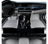 Floor Mats For City For Grace For Ballade GM4 5 6 8 9 2014~2018 Luxury Leather Car Floor Mats Durable Carpet Rugs(LHD Light Grey)