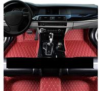 Floor Mats For City For Grace For Ballade GM4 5 6 8 9 2014~2018 Luxury Leather Car Floor Mats Durable Carpet Rugs(LHD Maroon)
