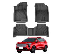 Floor Mats for Great Wall Haval Jolion First Love Fuel 4WD 2021-2024, All-Weather Rubber Automotive Car Floor Mats, Waterproof Anti-Slip Accessories Carpet