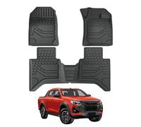 Floor Mats for Isuzu D-MAX 2024, All-Weather Rubber Automotive Car Floor Mats, Waterproof Anti-Slip Accessories Carpet
