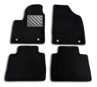 Floor Mats for MG HS I from 2018 - 2024 to measure, non-slip, reinforced rubber heel pad