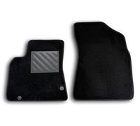 Floor Mats for Peugeot Partner Van 2008-2018 Van 2-Piece, Custom-Fitted, Non-Slip, Reinforced Rubber Heel Pad, Fastener Buttons