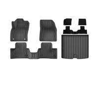 Floor Mats For Volvo XC40 2024 2025 LHD NOT For B4 4WD Model TPE Floor Mats Cargo Liner 3D All Weather Trunk Mat Backrest Cover(7PCS Set)