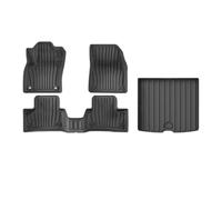 Floor Mats For Volvo XC40 2024 2025 LHD NOT For B4 4WD Model TPE Floor Mats Cargo Liner 3D All Weather Trunk Mat Backrest Cover(4pcs set)