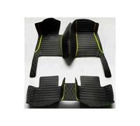 Floor Mats For VW For Atlas 7-Seater 2018 2019 2020 2021 2022 2023 2024 2025 Car Floor Mats Mat Accessories Interior(Striped Black Yellow)