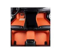 Floor Mats For VW For Atlas 7-Seater 2018 2019 2020 2021 2022 2023 2024 2025 Car Floor Mats Mat Accessories Interior(Orange)