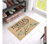 Floor Mats Indoor, Washable Rug For Kitchen Entrance (40×60) | Door Mat Indoore Ntrance Flannel, Bath Mat, Turtles, Welcome Mat, Personalized Gifts, Home Decor, Inauguration Gift