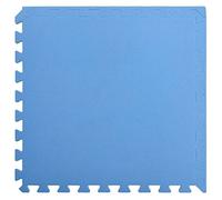 Floor Mats Pack of 12 4.32 m² EVA Foam Blue Non-Slip Sound-Absorbing Vibration Dampening Floor Protection Mat for Fitness Treadmill Cross Trainer and Home Gym