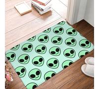Floor Mats Smiling Alien Soft Welcome Mat Stylish Doormats For Laundry Bedroom Bathroom 60X40Cm