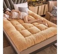 Floor Mattress, Roll Up Tatami Mat, Foldable and Portable Sleeping Pad for Camping, Queen Size, Thick and Comfortable Design