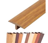 Floor Molding Strips, PVC Edging Trim for Seamless Floor Gaps, Wood Grain Finish, Durable and Versatile Floor Cover for Carpet and Flooring