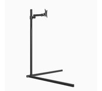 Floor Monitor Tripod Stand - TV Sn Floor Stand,Computer Monitor With Two-section Arm Mount,Set On The Floor Universal Mobile Lifting And Rotating,Floor LCD,80 * 100 * 28.5CM