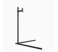 Floor Monitor Tripod Stand - TV Sn Floor Stand,Computer Monitor With Two-section Arm Mount,Set On The Floor Universal Mobile Lifting And Rotating,Floor LCD,80 * 100 * 13.5CM