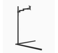 Floor Monitor Tripod Stand - TV Sn Floor Stand,Computer Monitor With Two-section Arm Mount,Set On The Floor Universal Mobile Lifting And Rotating,Floor LCD,80 * 100 * 43.5CM
