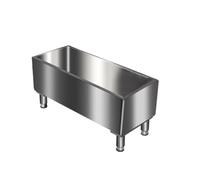 Floor Mop Sink,Freestanding Stainless Steel Mop Sink with Filters & Drains - Durable Indoor/Outdoor Wash Station for Basement & Shop - 100x41x50cm,Silver-a-100x41x50cm
