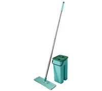 Floor mop Smart Mop PLUS Mini | Floor wiper set incl. mop covers & cleaning bucket 15x34x17cm | Innovative microfibre mop self-clening | Super compact
