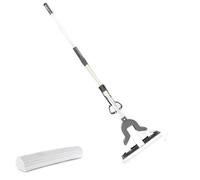 Floor Mop with 1 Mop Head ,PVA Super Absorbent Sponge Heads, Telescopic Handle for Hardwood Laminated Floor, Kitchen, Bathroom Home Use