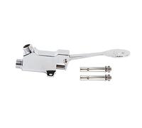 Floor Mount Single Brass Pedal Valve, G1/2 Thread Foot Pedal Water Valve for Hospital Laboratory Factory Foot Pedal Faucet