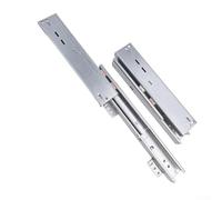 Floor Mount Soft Close Drawer Runners 55cm and 600mm, Underfloor Guides for Cabinets, Full Extension Steel Slides with 3D Adjustment, Supports 40kg, Compatible(60CM)