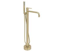 Rea - Bath Tap Base Foster Gold Brushed 30.5 x 16 x 97.5 cm