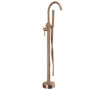 Floor-Mounted Bathtub Faucet Rea Lungo Brush Copper Brass