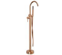 Floor-Mounted Bathtub Faucet Rea Lungo Copper 21X20X111Cm