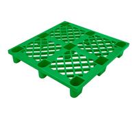 Floor Pallet, Thickened Plastic Pallets, Stackable, Wear-Resistant, Waterproof, for Storage Of Goods, Warehouses, Transportation(Green,100x100x14cm/39x39x5.5in)
