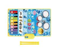 Floor Piano Mat Toy For Kids 2 In 1 Music And Movement Activity For Early Childhood Motor Skill Growth Double Function Piano Drum Mat