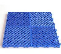 Floor Plastic Pallets Storage Pallet, Lightweight Pallet, Waterproof Storage Pad Splicable Floor Mat For Indoor Outdoor Height 2cm Warehouse Pad(Blu)