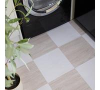 Floor Pops Kingsley Natural Self Adhesive Vinyl Floor Tiles Pack Of 10 (0.93Sqm)