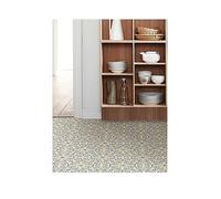 Peel & Stick Vinyl Floor Tiles 10pcs Per Pack Marble Moroccan Floral Pattern Floor Pops - 21 Styles Sticky Back - Self Adhesive ANTICO FP2947