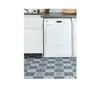 WallPops FP2951 Leyton Peel & Stick Floor Tiles, Blue, 12 x 12 inches