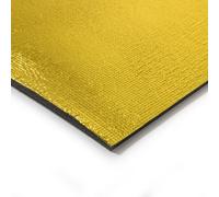Floor Pro Floorpro 7mm Professional Gold Wood & Laminate Underlay 7.5M2 Roll High Density Foam Thick Gold Foil Floor Leveling Insulation