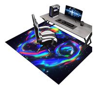 Floor Protection Mat for Hard Floors, 90 x 140 cm Non-slip Gaming Chair Mat for Carpet & Wooden Floors, Multi-Purpose Desk Chairmats Office Floor Protector Mat, Floor Protectors for Rolling Chairs