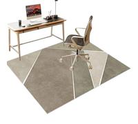 Floor Protection Mat, Office Chair Mats, Rolling Chair Mat, Carpet Protector, Computer Gaming Chair Mat, Desk Chair Mat Rug, Chair Underlay 120 x 140 cm - for Hardwood Carpeted Wood Laminate Floors