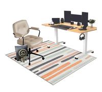 Floor Protector Chair Mat Gaming Chair Mat Floor Anti-Slip Gaming Chair Mats Hard Floor Non-Slip Office Chair Mat For Low Pile Carpet Protector Desk Chairmats Office Floor Protector Mat 60 x 70 cm