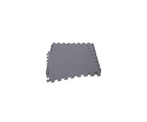 Floor Protector EVA Floor Protector 8 Pieces 50 x 50 cm 190 cm Puzzle Carpet Garden Protector Waterproof Quick Drying Grey