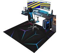 Floor Protector for Office Chair, Gaming Chair Mat for Hard floor, Office Carpet Protector Chair Mat for Home Office, Under Desk Office Rug, Computer Desk Chair Mat for Rolling Chair 100 x 120 cm