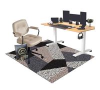 Floor Protector Mat for Carpet, Office Chair Mat for Carpeted and Hardwood Floor, 110 x 140 cm Gaming Chair Mat, Carpet Protector Chair Mat Non-Slip, Multi-Purpose Computer Desk Chair Mat Large