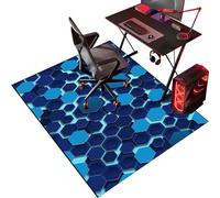 Floor Protector Mat, Office Chair Mat, Non slip Gaming Computer Chair Mat, Multi-Purpose Hard Floor Protection Mat, Carpet Protector Chair Mat, Rectangular Home and Office Desk Chair Mat 120 x 140 cm