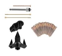 Floor Repair Set, Squeak No More Kit Eliminated Floor Squeak, Contain 5 Auxiliary Tools and 50 Screws for Most Carpets Hardwood Floors