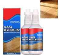 Floor Restore Eez, Floor Restore Solution, 150ml Flooring Renewal Agent, Wood Floors Polishing Solutions, Quick-Drying Solutions, Ideal For Shine Wood, Laminate, Vinyl, Easy To Use (2 PCS)