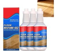 Floor Restore Eez,Floor Restore Solution,Flooring Renewal Agent,Ultimate Floors Restorer & Polisher,Engineered Wood Floor Restorer,Wood Floors Polishing Solution,For Shine Wood, Laminate,Vinyl (3pcs)