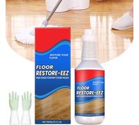 Floor Restore Eez, Floors Restorer & Polishs, Clean Eez Wood Floor Restorer, Shine & Protect Instantly Wood, Laminate, Vinyl, Bamboos, Slate, Terracotta & More,Quick-drying Solution (2pcs)
