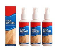 Floor Restore-Eez, Wood Floor Restorer, Flooring Protection Agent, Scratch Coverage, Stain Resistance & Gloss Restoration, For Shine Wood, Laminate, Vinyl (100Ml, 3)