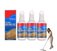 Floor Restore Solution, Multi-purpose Orange Oil Scratch Remover, Liquid Shine Restorer for Hardwood, Laminate, Tile & Parquet, Powerful Stain Removal & Protection (3pc)