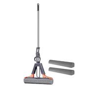Floor Roller Mop: PVA Sponge Mop with Adjustable Handle, Absorbent Mop for Efficient Cleaning | Ideal for Hardwood, Tile, Marble Floor, Bedroom, Salt